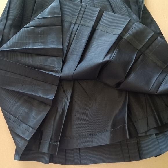 HOST PICK Ellen Tracy VTG late 50s early 60s rare taffeta skirt black size P9/10 - Picture 4 of 8